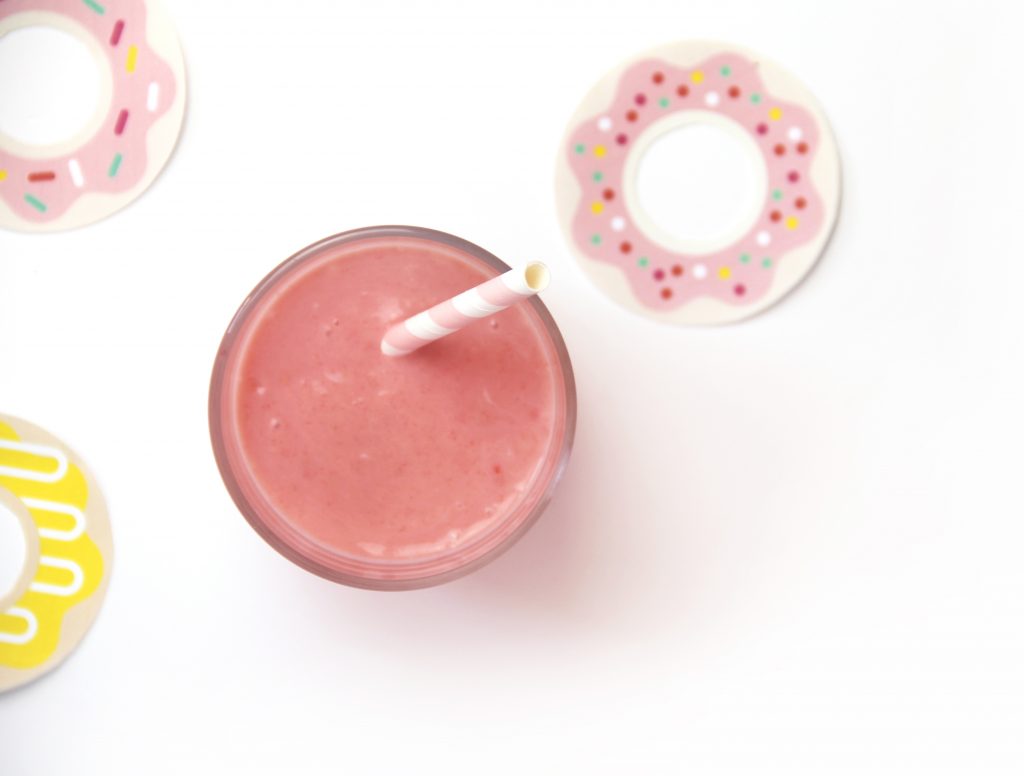 smoothie facile fraise banane