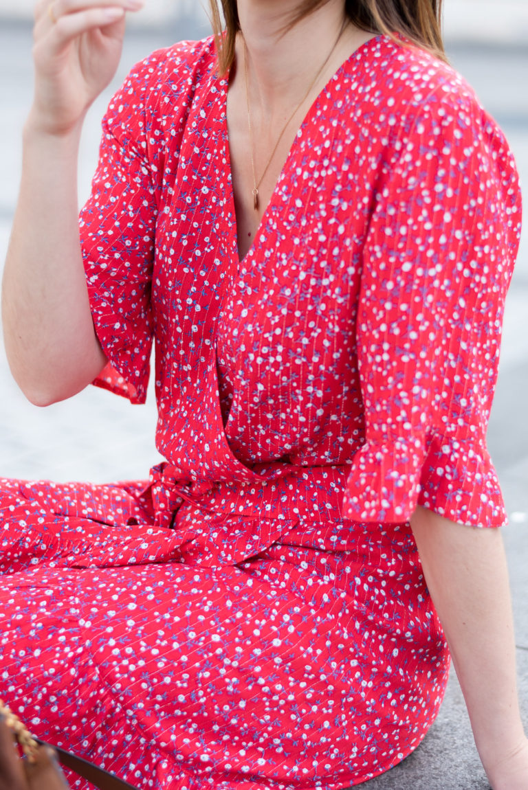 La Petite Robe Rouge Imprimé Fleurie - Morgane Pastel | Blog Lifestyle ...